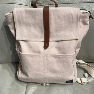 BNWT Abercrombie & Fitch canvas pink backpack